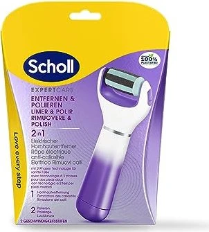 Scholl Expert Care 2-in-1 File & Smooth Elektrischer Hornhautentferner