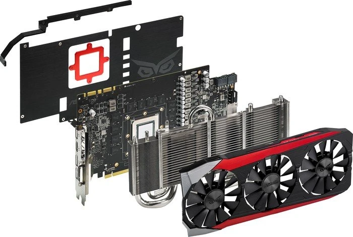 ASUS Strix GeForce GTX 980 Ti OC, STRIX-GTX980TI-DC3OC-6GD5-GAMING, 6GB GDDR5, DVI, HDMI, 3x DP