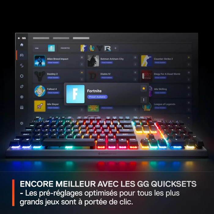 SteelSeries Apex Pro Gen 3, OmniPoint 3.0, USB, FR