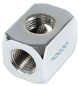 Alphacool HF Anschlussverteiler 3-Fach G1/4", chrome