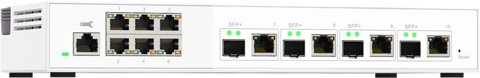 QNAP QSW-M2100 Desktop 2.5G Smart Switch, 6x RJ-45, 4x RJ-45/SFP+