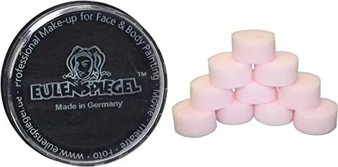 Eulenspiegel feinporiges Schwämmchen-Set, 10-tlg.