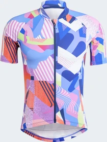 adidas Essentials 3-Streifen Pattern Clash Trikot kurzarm dark blue/lucid blue (Herren)