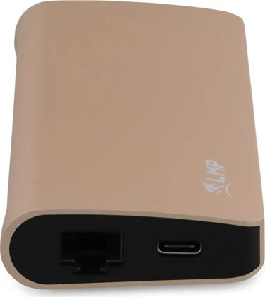 LMP USB-C Travel Dock, 9-Port, USB-C 3.0 [Stecker], gold