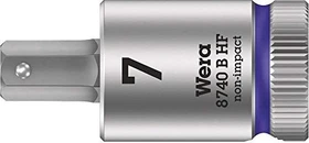 Wera 8740 B HF Zyklop Torx Steckschlüssel 3/8", 7x38.5mm