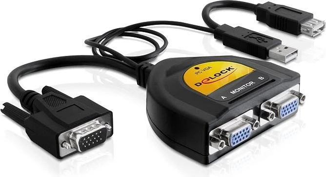 DeLOCK 2-Port VGA Splitter 450MHz