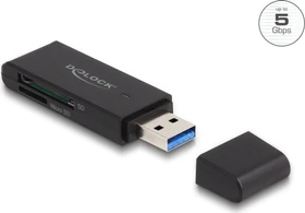 DeLOCK Dual-Slot-Cardreader, USB-A 3.0 [Stecker] (91002)