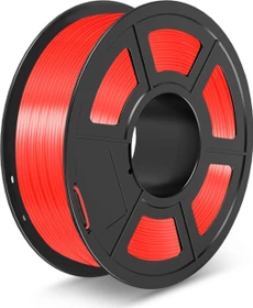 Sunlu PLA Transparent, rot, Spule, 1.75mm, 1.00kg