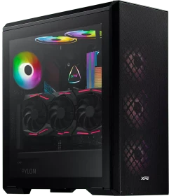 ADATA XPG Defender, schwarz, Glasfenster