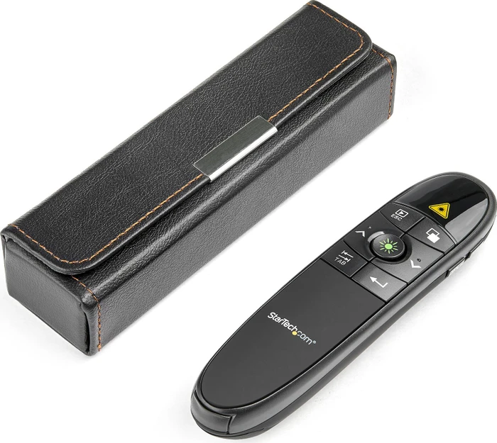 StarTech Wireless Presentation Remote with Green LaserPointer, schwarz, USB-A