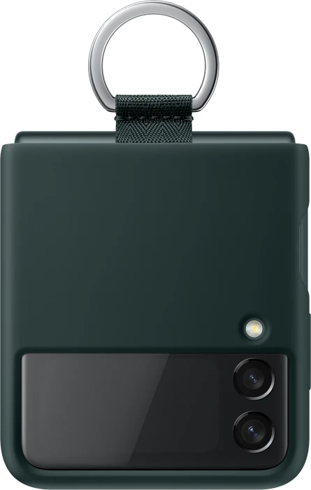 Samsung Silicone Cover with Ring für Galaxy Z Flip 3 5G