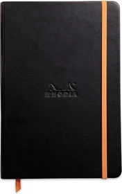 Rhodia Rhodiarama Notizbuch, A5, liniert, Hardcover, schwarz, 96 Blatt