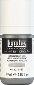 Liquitex Professional Soft Body Acrylic iridescent bright silver, 59ml