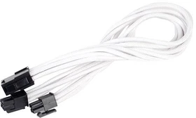 SilverStone PP07-EPS8W, 4/8-Pin EPS12V Verlängerung 30cm, sleeved weiß (SST-PP07-EPS8W / 40087)