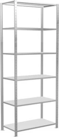 Schulte Lagertechnik Multiplus 150 Schwerlastregal 100x250x50cm lichtgrau
