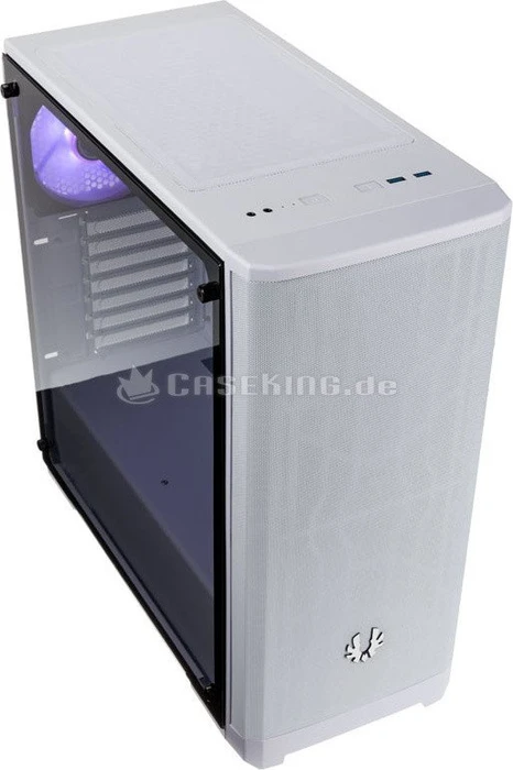BitFenix Nova Mesh TG weiß, Glasfenster