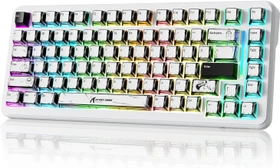 Attack Shark X82PRO HE Magnetic 75%, Comic, LEDs RGB, Outemu White Jade Magnetic, USB/Bluetooth, US