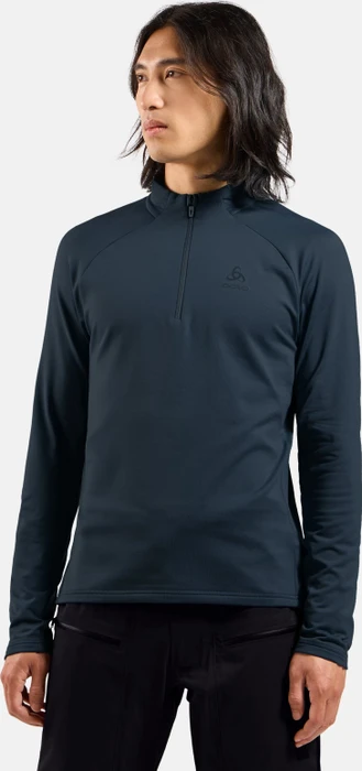 Odlo Essentials Light Mid Layer Half-Zip Funktionsshirt langarm dark sapphire (Herren)