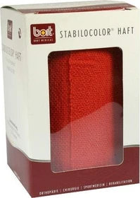 Bort Medical StabiloColor haft Bandage rot, 10cm x 5m, 1 Stück