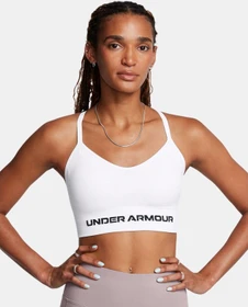 Under Armour Vanish Seamless Low Sport-BH weiß/schwarz (Damen)