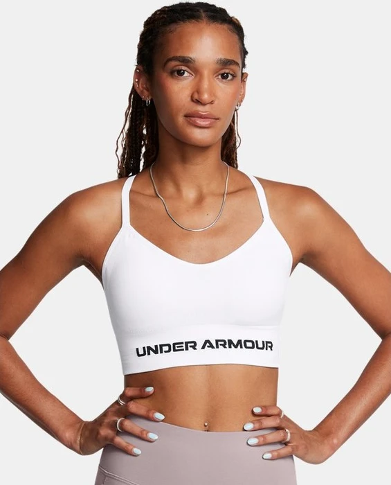 Under Armour Vanish Seamless Low Sport-BH weiß/schwarz (Damen)