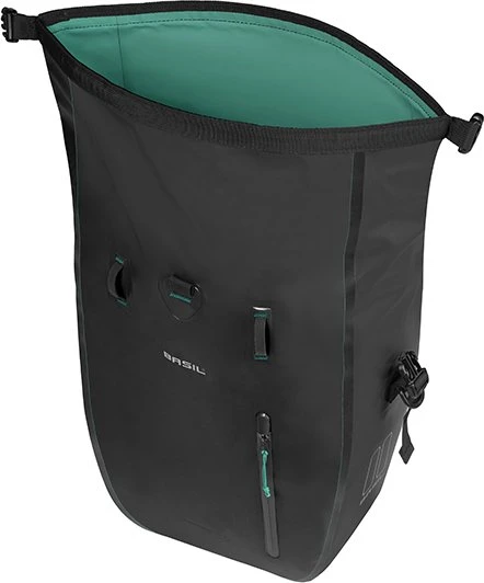 Basil Rivo L Tarpaulin MIK Hooks Gepäcktasche schwarz