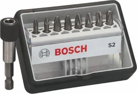 Bosch Professional Robust Line Extra Hard Pozidriv Bitset, 9-tlg.