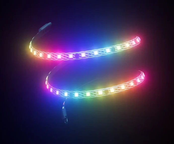 Hyte LS30 qRGB Light Strips, LED-Controller, 2x RGB-LED-Streifen