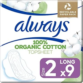 Always Cotton Protection Long Größe 2, 9 Stück