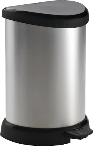 Curver Deco Bin Metallics 20l silber
