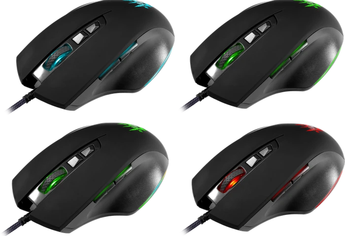 Defender Wolverine GM-700L RGB Gaming Mouse schwarz, USB