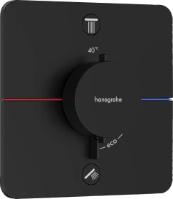 Hansgrohe ShowerSelect Comfort Q Thermostat Unterputz für 2 Verbraucher mattschwarz