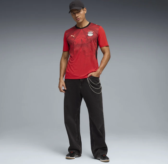 Puma FIFA WM 2026 Ägypten Heimtrikot kurzarm puma red/intense red (Herren)
