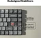 Keychron K3 Max, grau, LEDs RGB, Gateron LOW PROFILE 2.0 RED, USB/Bluetooth, US Vorschaubild