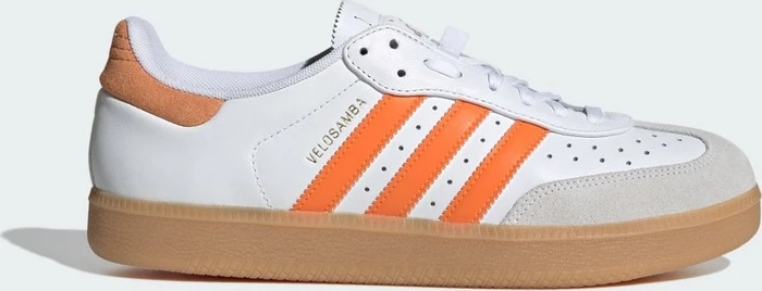adidas Velosamba Leather cloud white/pure orange/gold metallic
