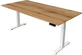 Kerkmann Move 4 elektrisch höhenverstellbarer Sitz-Steh-Schreibtisch 200x100cm Eiche/weiß
