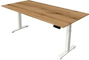 Kerkmann Move 4 elektrisch höhenverstellbarer Sitz-Steh-Schreibtisch 200x100cm Eiche/weiß