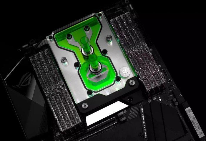 EK Water Blocks Quantum Line EK-Quantum Momentum ROG Strix X299-E Gaming II D-RGB Monoblock, Nickel, Acryl