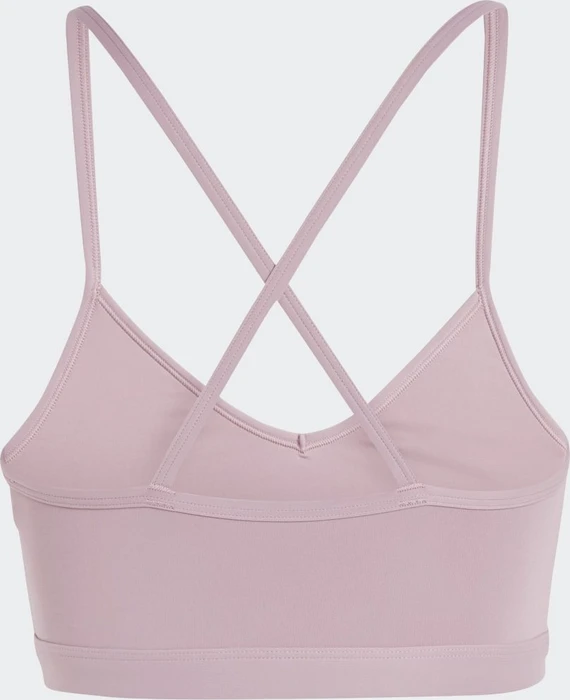adidas AEROREACT Training Light-Support Sport-BH magic mauve/white (Damen)