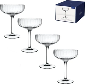 Villeroy & Boch Rose Garden Champagnerschale Sektglas, 4 Stück