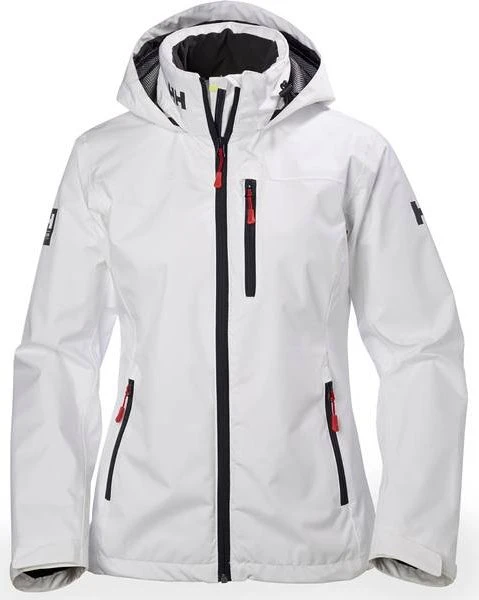 Helly Hansen Crew Hooded Funktionsjacke weiß (Damen)