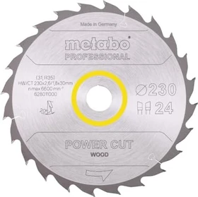 Metabo Power Cut Kreissägeblatt 24Z, 230x1.8x30mm, 1 Stück