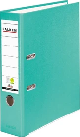 Falken Color Ordner 2-Ring PP, 80mm, A4, türkis