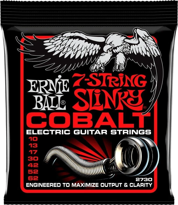 Ernie Ball Cobalt Skinny Top Heavy Bottom Slinky 7-String