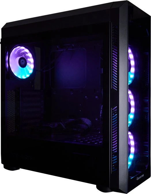 Chieftec Gamer GL-03B Scorpion 3 RGB, schwarz, USB-C, Glasfenster