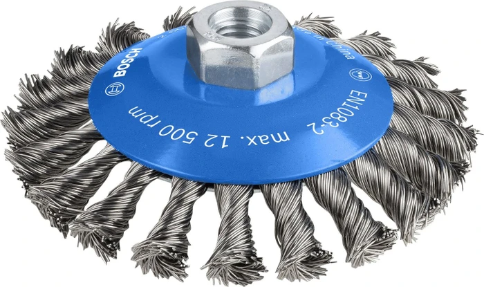 Bosch Professional PRO Metal Heavy Kegelbürste, 115mm, 1 Stück
