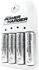ARCTIC Power Charger Plus inkl. 4x Mignon AA NiMH Akkus 2650mAh