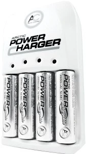 ARCTIC Power Charger Plus inkl. 4x Mignon AA NiMH Akkus 2650mAh
