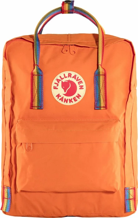 Fjällräven Kanken Rainbow burnt orange/rainbow pattern