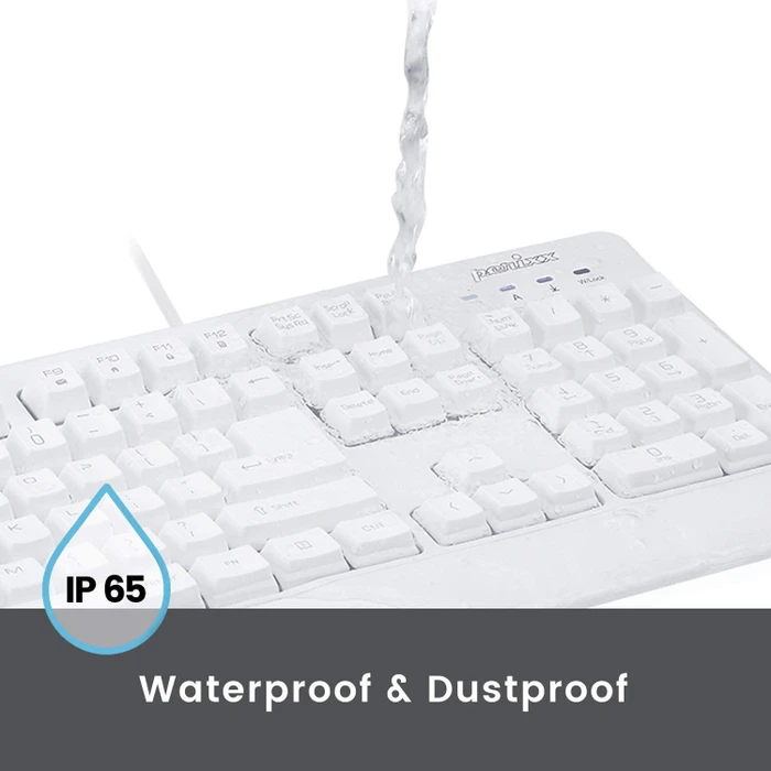 Perixx Periboard-517, weiß, USB, UK